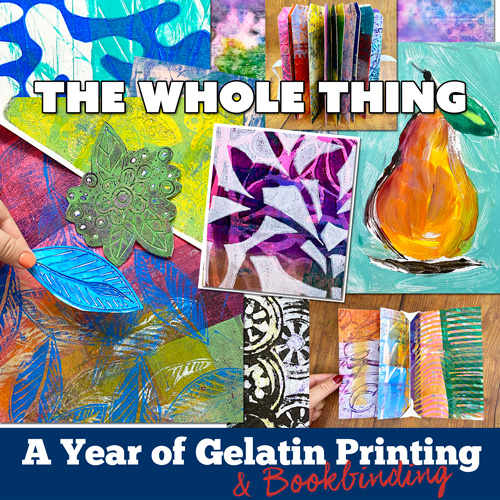 Gelatin Printmaking Made Easy for Kids and Adults