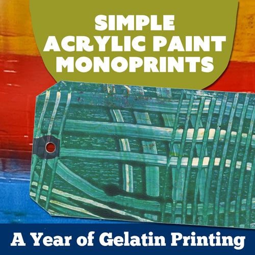 A Year of Gelatin Printing – Balzer Designs Classroom