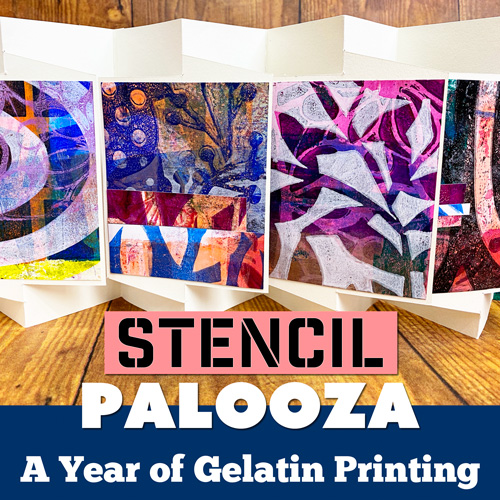 A Year of Gelatin Printing – Balzer Designs Classroom