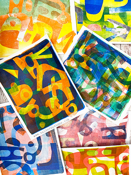 Balzer Designs: Gelli Printing with Purpose