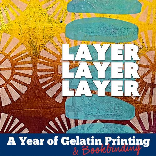 A Year of Gelatin Printing – Balzer Designs Classroom